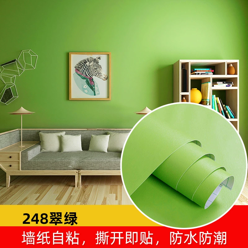 Wallpaper Star Pure Color Self-Sticking (61 cm × 1 m), Waterproof, Thick & Thin Color Options