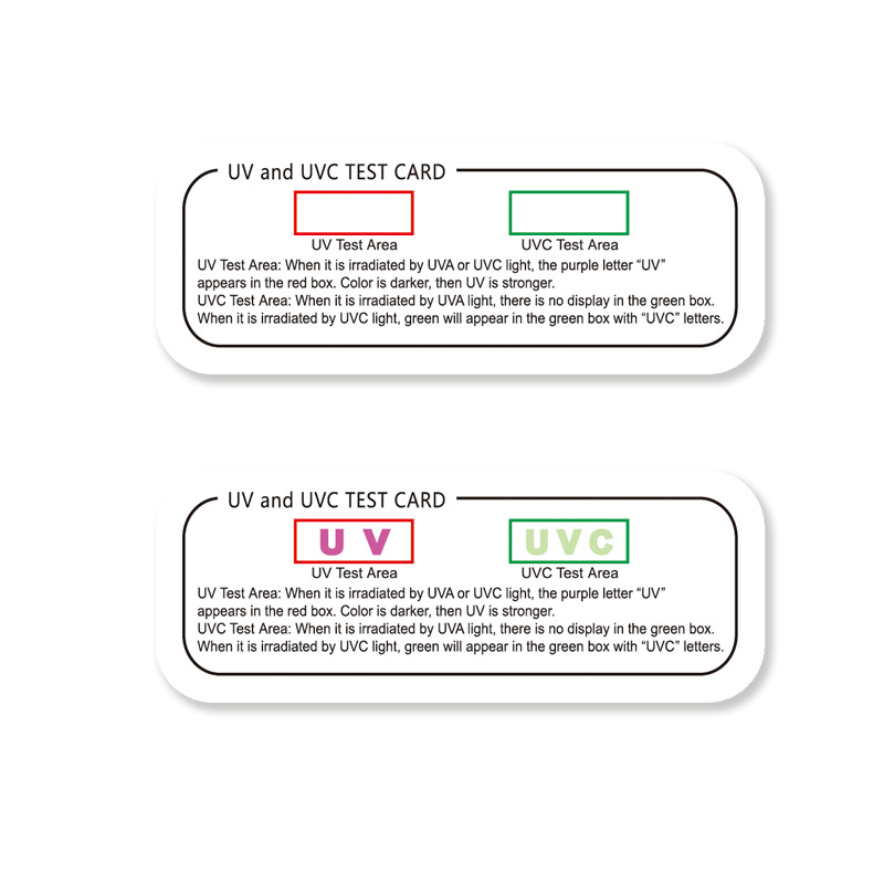 Spot UVC-UVA UV sterilization test card disinfection box…