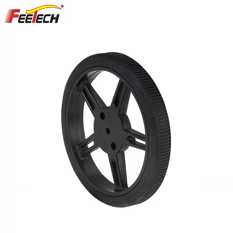 教育套件小车9g舵机20T输出轴直径4.8mm带橡皮胶套轮子