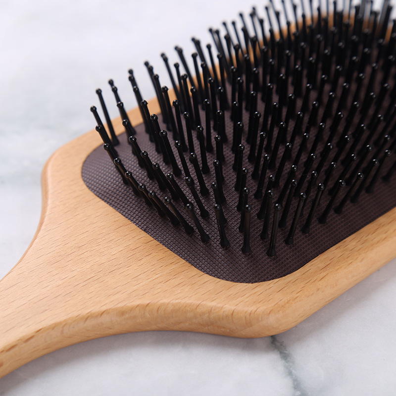 Fábrica directa de aire de madera airbag masaje peine grande peine de tabla grande peine de madera sólida cabello suave