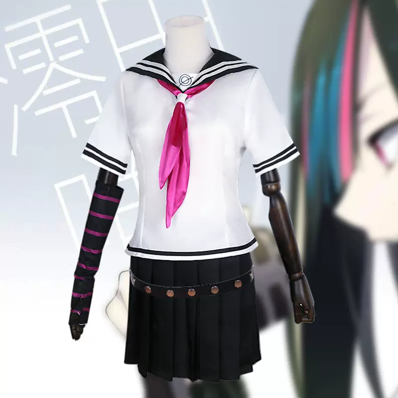 弹丸论破轮舞2澪田唯吹cos服 日本学校jk水手服制服cosplay服装