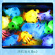 Children's Fishing Toy Luminous Induction Fish Plastic Bottle Blowing Set Magnetic Fish Stall Square Fishing Fish Fishing Pool