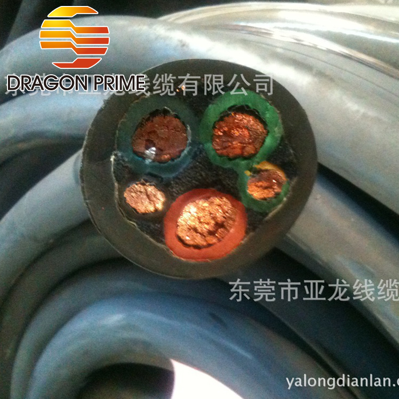 专业生产 橡胶橡套软电缆 YC3*185+1*95 重型铜芯橡胶电缆