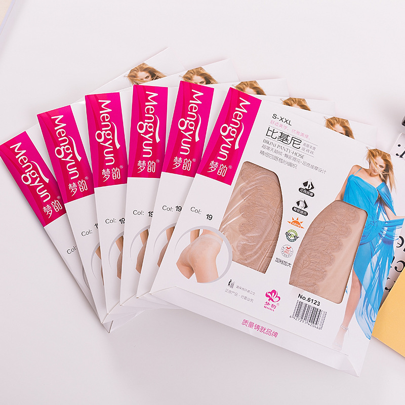 6 pairs of dream rhyme 6123 summer ultra-thin stockings 12D bikini seamless add-on large size anti-hook silk pantyhose