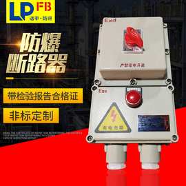 32A/380V防爆断路器厂家 防爆防尘防腐断路器报价 图片信息 IIBT4