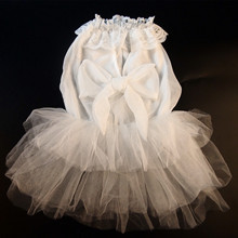 厂家供应批发白色礼服狗狗婚纱裙子大狗宠物衣服萨摩金毛边牧纱裙