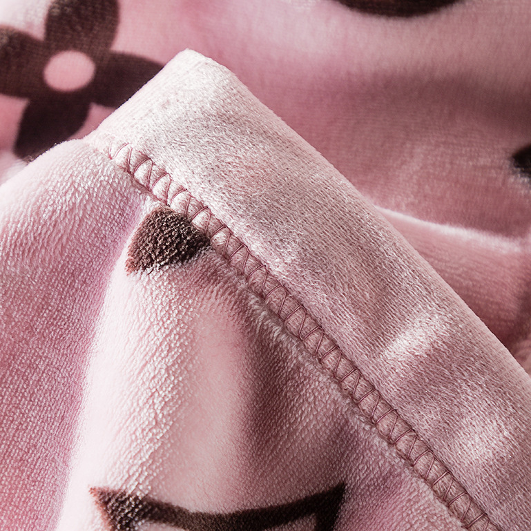 Manta de lana de Falai gruesa transfronteriza, franela impresa a doble cara, terciopelo de coral, regalo multifuncional, manta de invierno al por mayor