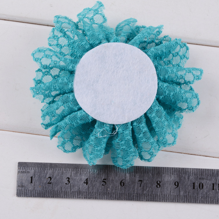 手作りの雪紡糸布芸の花の頭花diy子供の髪飾り材料靴の帽子の花の胸の花の装飾の花の補助材料