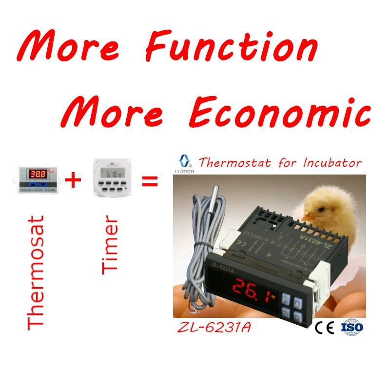 LILYTECH ZL-6231A, Управление инкубатором, с таймером,