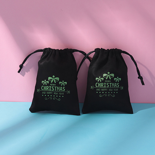 现货束口法兰绒绒布袋首饰珠宝袋礼品饰品抽绳收纳文玩小袋批发