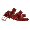 Leather belt, universal trend trousers, Korean style, genuine leather, simple and elegant design