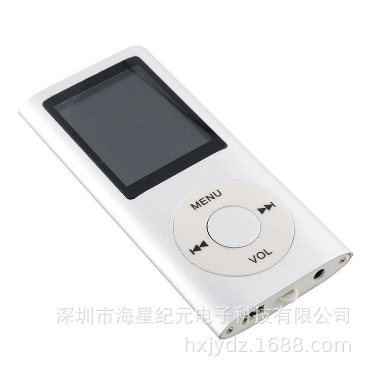 Bluetooth MP3/MP4 плеер 4-го поколения, 1,8-дюймовый экран, алюминиевая каста, слот TF и Bluetooth