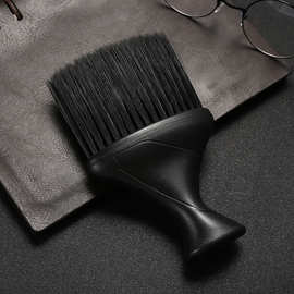 亚马逊便携式扫发刷子工具塑料掸刷脖颈化妆刷扫发刷毛化妆品