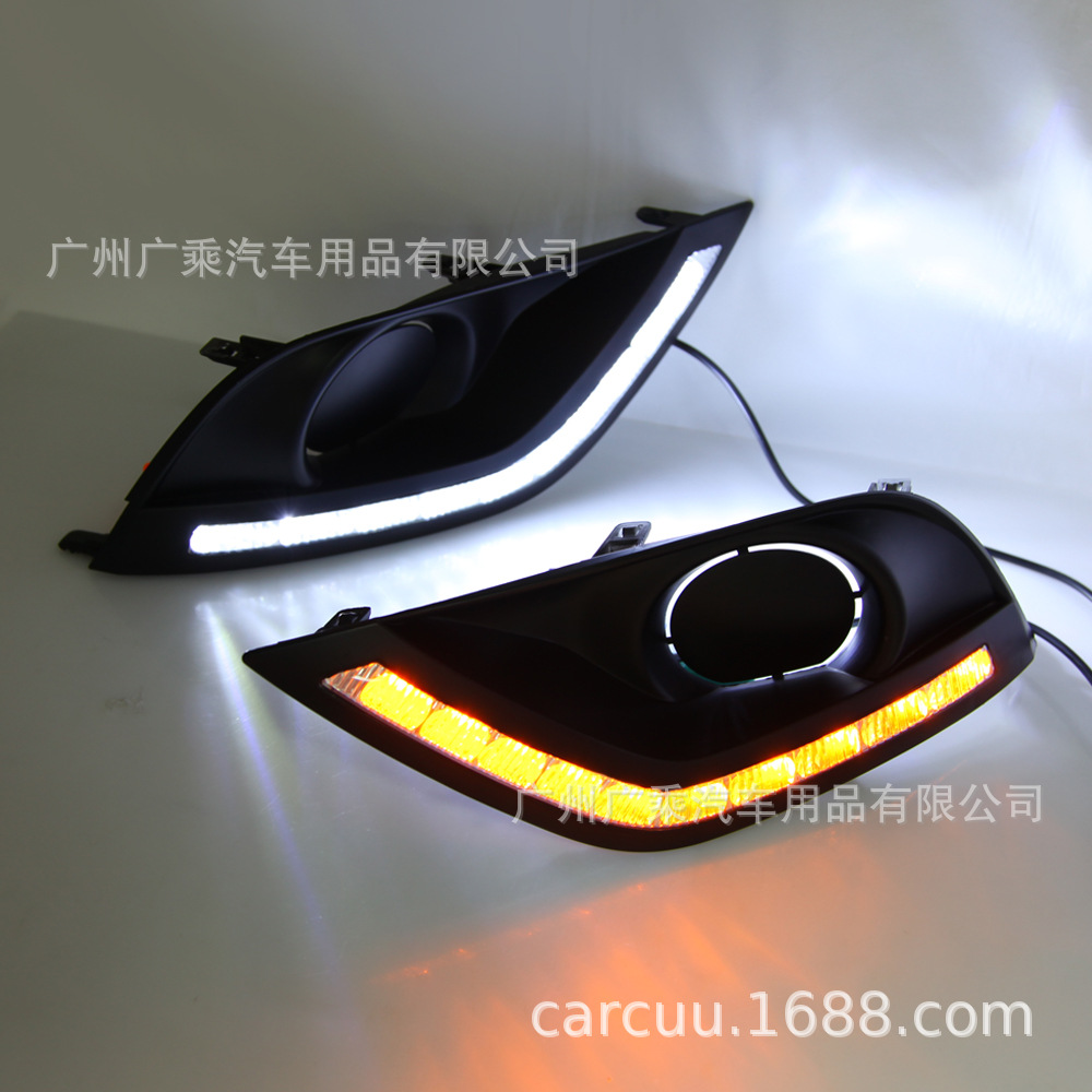 Para Nissan soleado LED DRL niebla luz lam