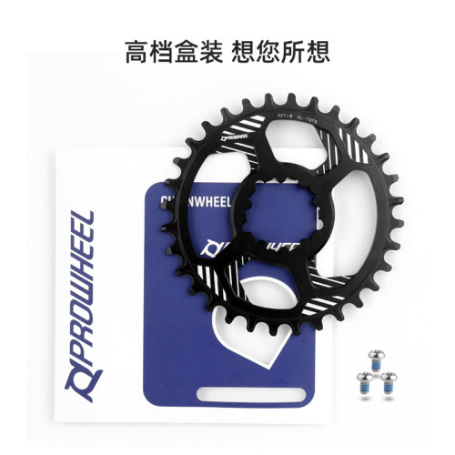 Prowheel mountain bike GXP direct mount single chainring 32T 34T 36T 38T positive and negative tooth 3-degree disc chainring