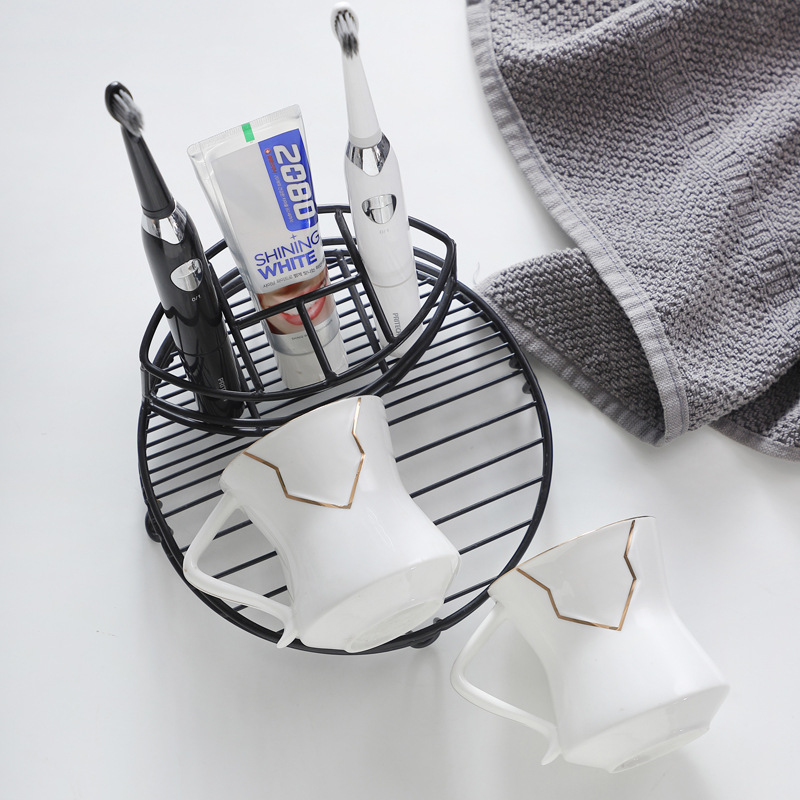 Hogar simple ins luz pareja de lujo cepillo de dientes de cerámica taza cepillo de dientes taza enjuague bucal taza traje rack de almacenamiento
