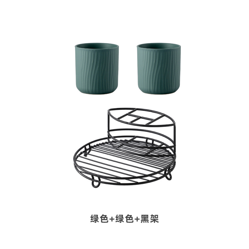 Nordic ins simple casa creativa pareja de cerámica enjuague bucal taza cepillo de dientes taza traje de almacenamiento rack