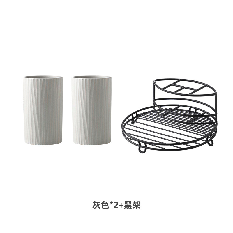 Nórdico simple ins cocina hogar palillos de cerámica cesta rápida jaula tubo drenaje multifuncional almacenamiento rack