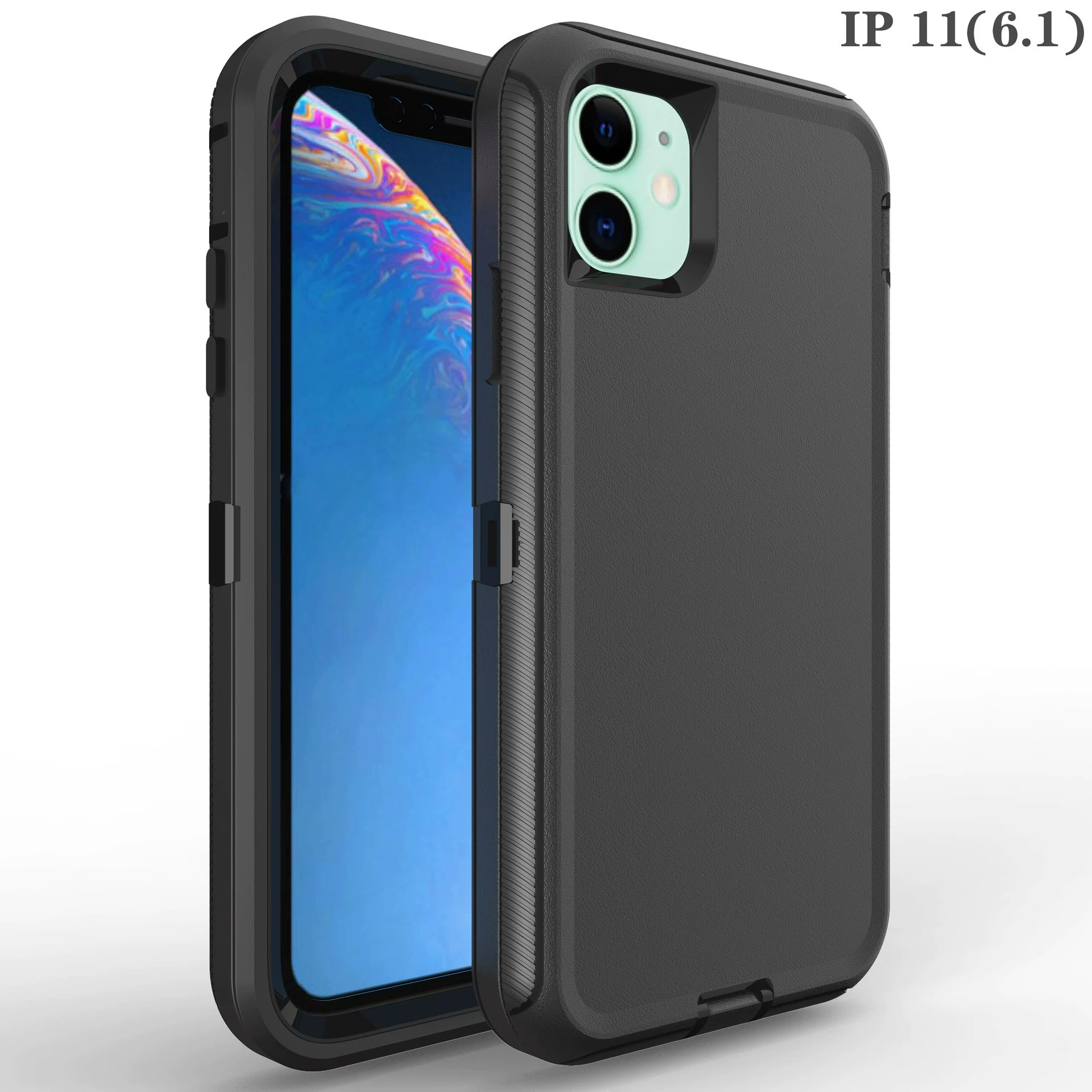 Protective Phone Case Neutral for iPhone 15 Plus, polycarbonate + TPE, dust‑water‑shock protection
