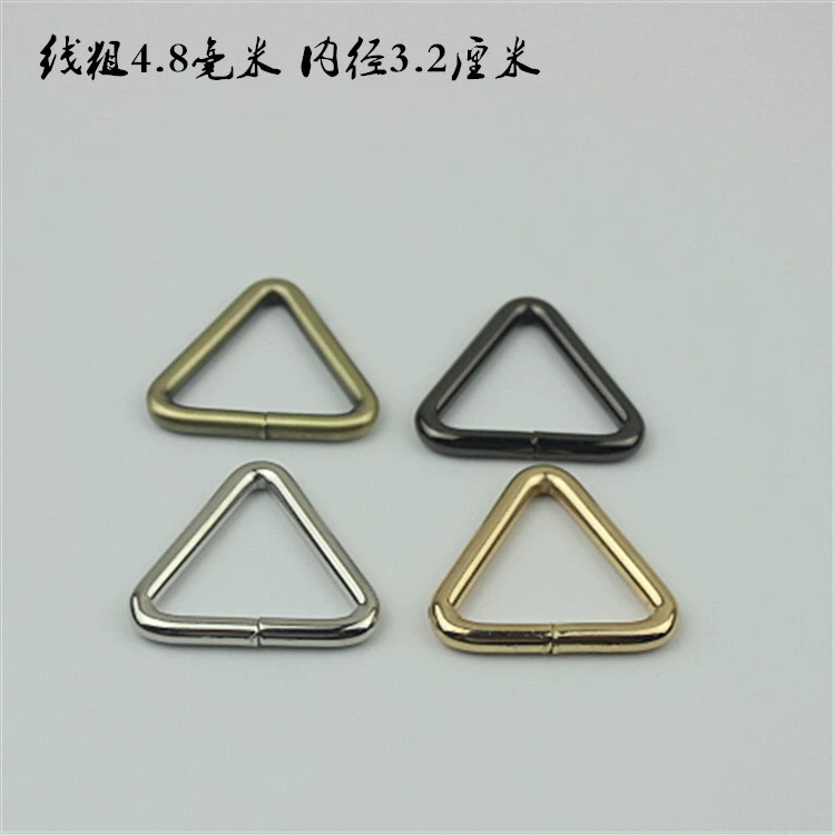 Сумки Фурнитура Треугольная проволочная Пряжка Сумка Пряжка плечевого ремня Рюкзак Дорожная сумка Внутренний диаметр 3,2 см