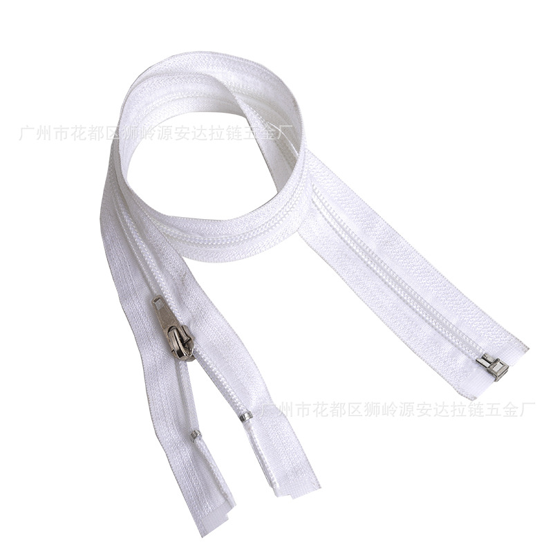 间色布七彩牙DIY拉链 服饰箱包花边电镀牙闭尾拉链 厂家批发