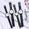 Universal men's watch suitable for men and women, quartz watches PVC, ultra thin watch strap, suitable for teen, simple and elegant design