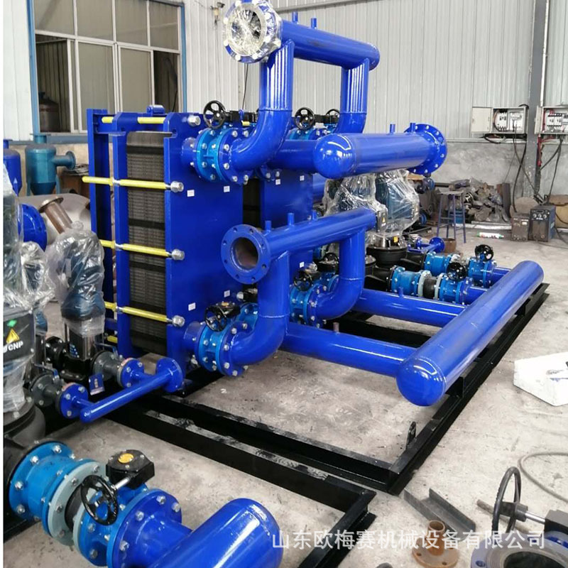 厂家生产采暖空调生活热水容积式换热机组可拆拾板式换热机组