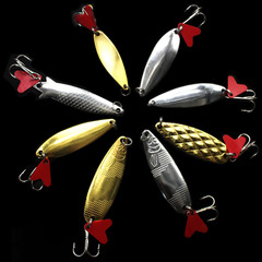 Factory wholesale 5g 6g 7g 9g lures metal bright pineapple scales straight lip perch perch multi-layer