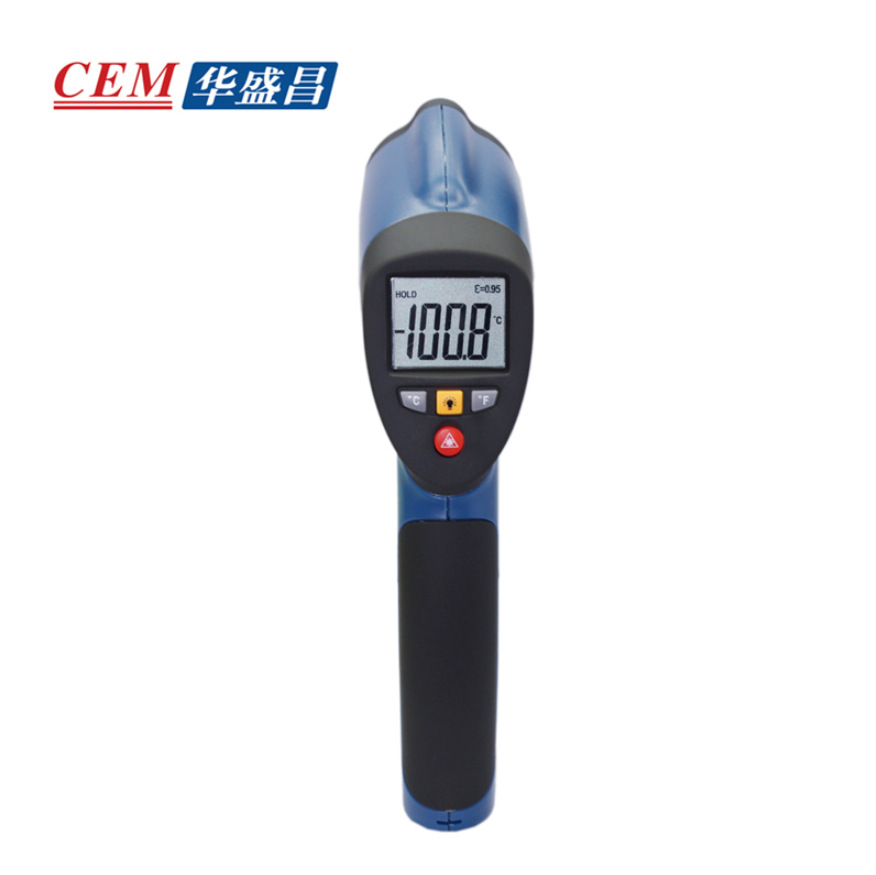 CEM华盛昌厂家直销 专业红外测温仪手持 可调发射率 DT-8818H
