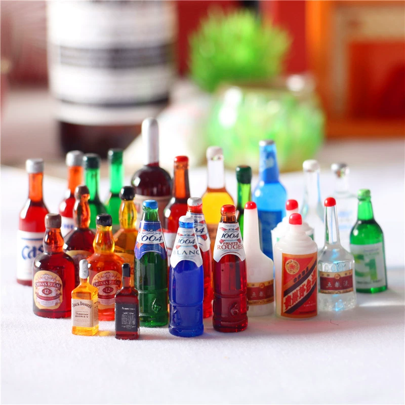 Маленький домик-кукла, игровая еда, реквизит, аксессуары, Coca-Cola, газировка, ручная работа