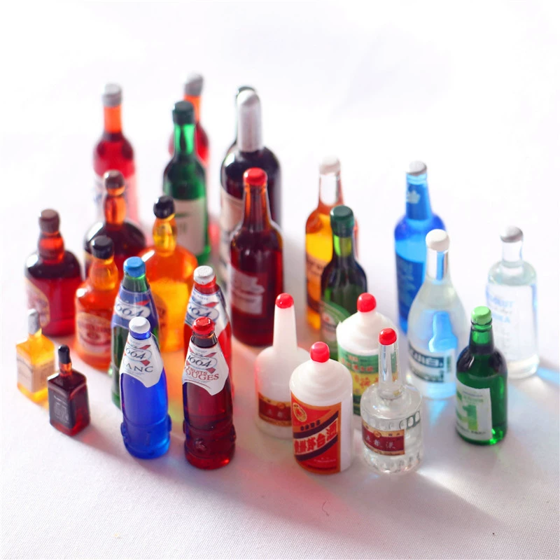 Маленький домик-кукла, игровая еда, реквизит, аксессуары, Coca-Cola, газировка, ручная работа
