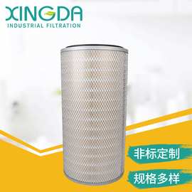工业除尘滤筒 六耳快拆 除尘滤芯 喷塑粉末涂装喷砂 抛丸机滤筒