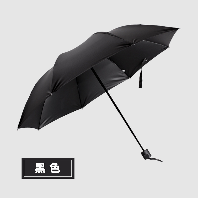 Paraguas de vinilo de protección solar completamente automático en stock logotipo imprimible al por mayor paraguas plegable paraguas de sol paraguas triple