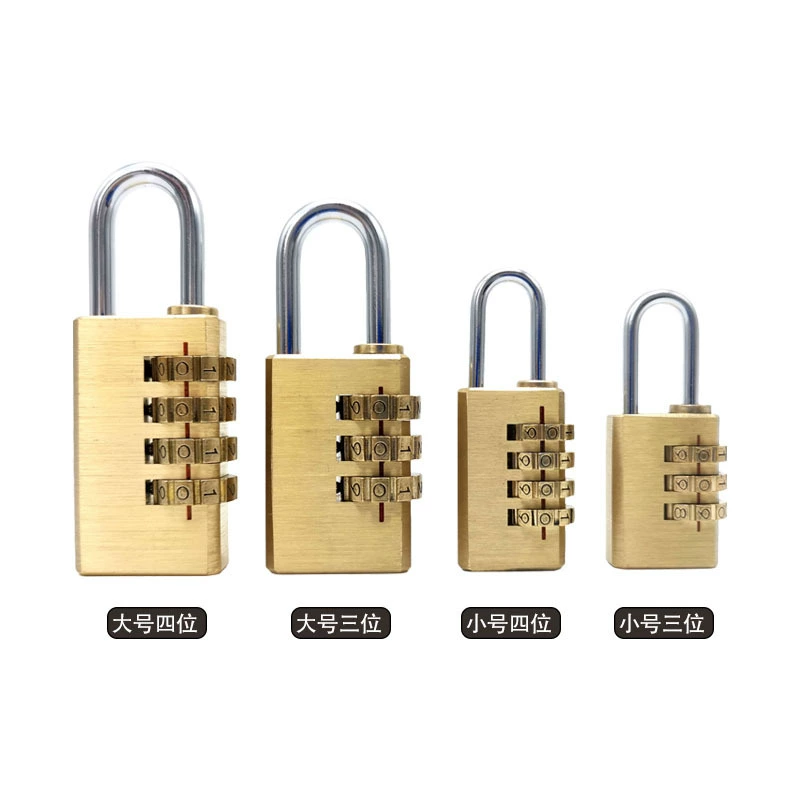 Copper suitcase for gym, small bag for home use, lock, anti-theft