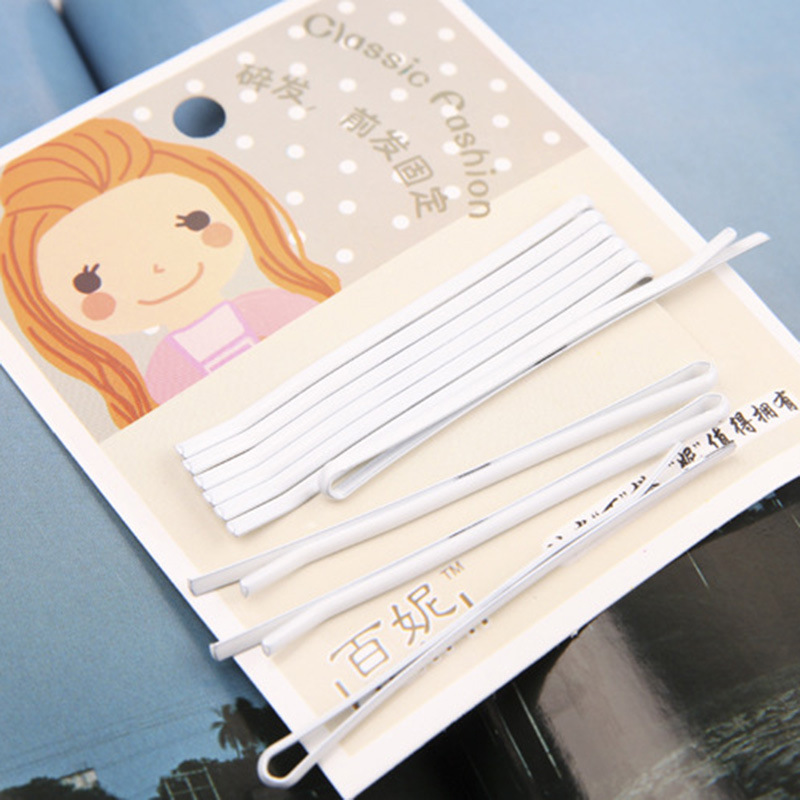 512 enfermera Festival clip blanco clip de acero clip profesional suministros de enfermera clip de sombrero blanco flequillo clip horquilla 1