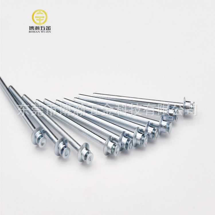 服务器机柜用双平头铁拉钉|无头拉钉拉通拉钉skk3030