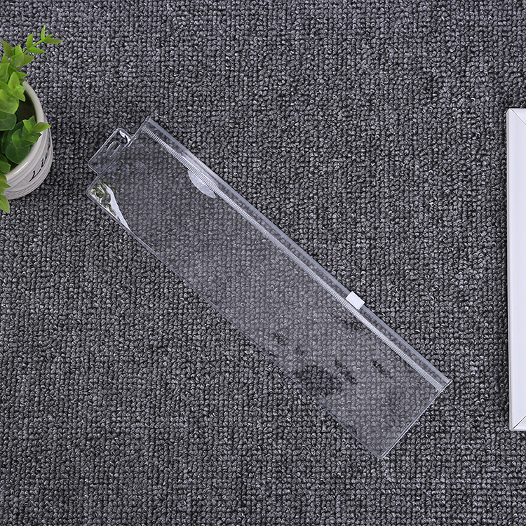 非进口软质pvc透明塑料袋加厚拉链袋学生套尺文具收纳袋