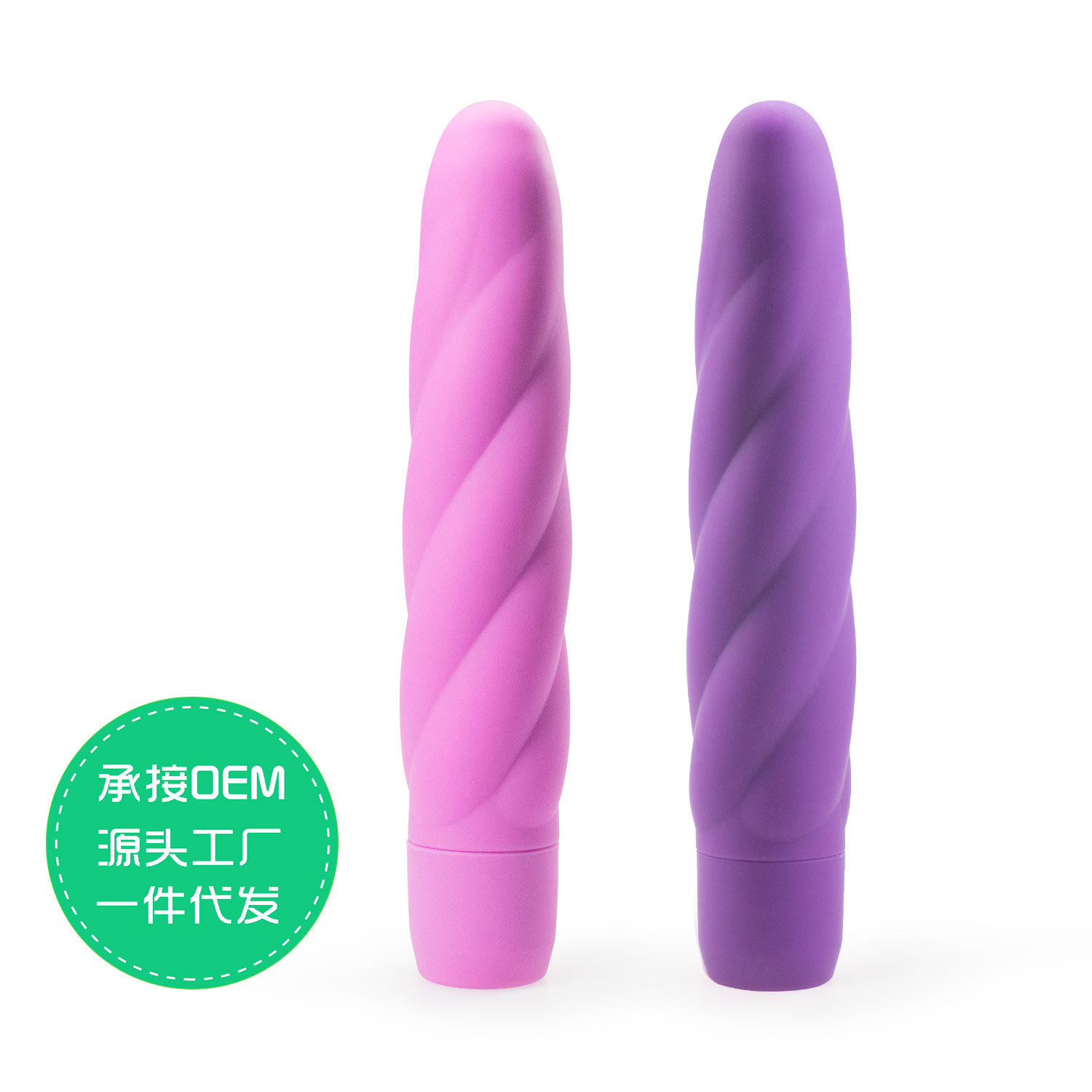 Hot-selling full silicone waterproof female masturbation stick purple 10 frequency vibration simulation electric penis sex toys