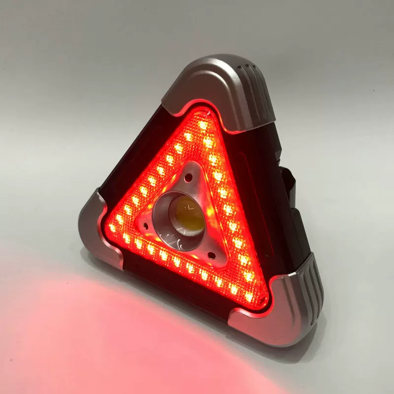 Manufacturers supply COB multi -function portable portable charging light LED work emergency triangular light warning work lights