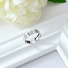 Retro ring for beloved suitable for men and women, silver 925 sample