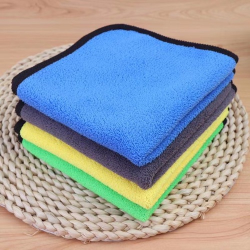 双面珊瑚绒擦车巾多功能洗车毛巾加厚吸水超细纤维毛巾清洁巾抹布