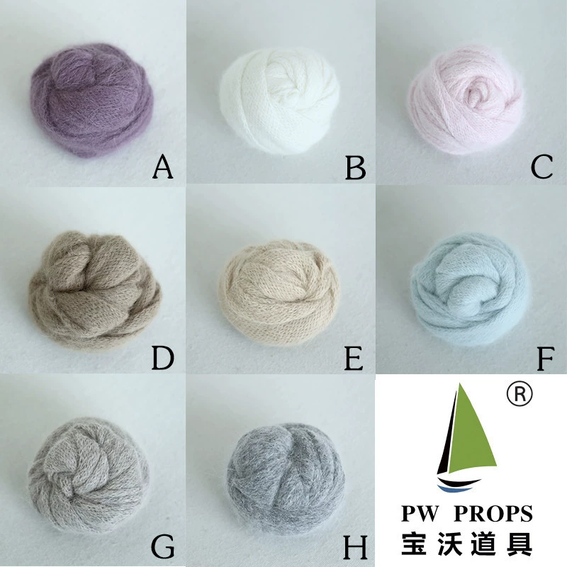 Новорожденный Angora Stretch Wrap Ф props для фотосъемки, пушистый