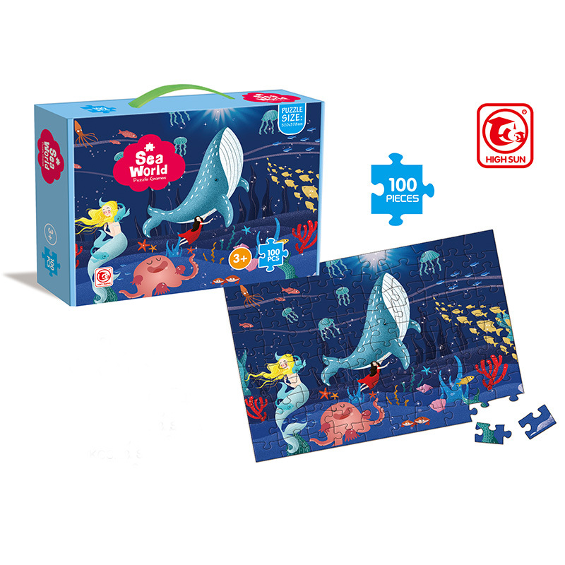 180 piezas rompecabezas para niños rompecabezas educativo juguete 6 años de edad Animal de dibujos animados juguete de pensamiento Digital diversión del arco iris