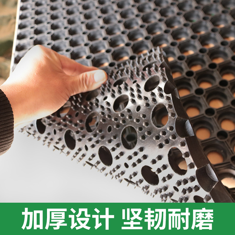 Fábrica al por mayor colección de esperma de jabalí estera antideslizante granja de goma engrosada estera antideslizante equipo de inseminación artificial de cerdo