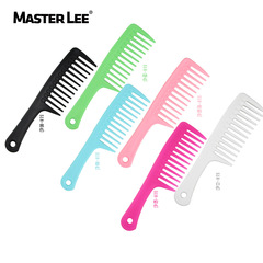 大號塑料手柄大齒梳捲髮梳順發梳干發梳大刀梳不打結寬齒梳子批發