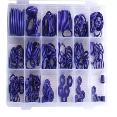 Free shipping special price 18 grid rubber ring green 18 grid rubber ring purple car air conditioning compressor sealing rubber ring O-ring (Soyutma sisteminin digər hissələri) - 18-grid-purple-high-quality-high-temperature-resistant-with-meter-tube