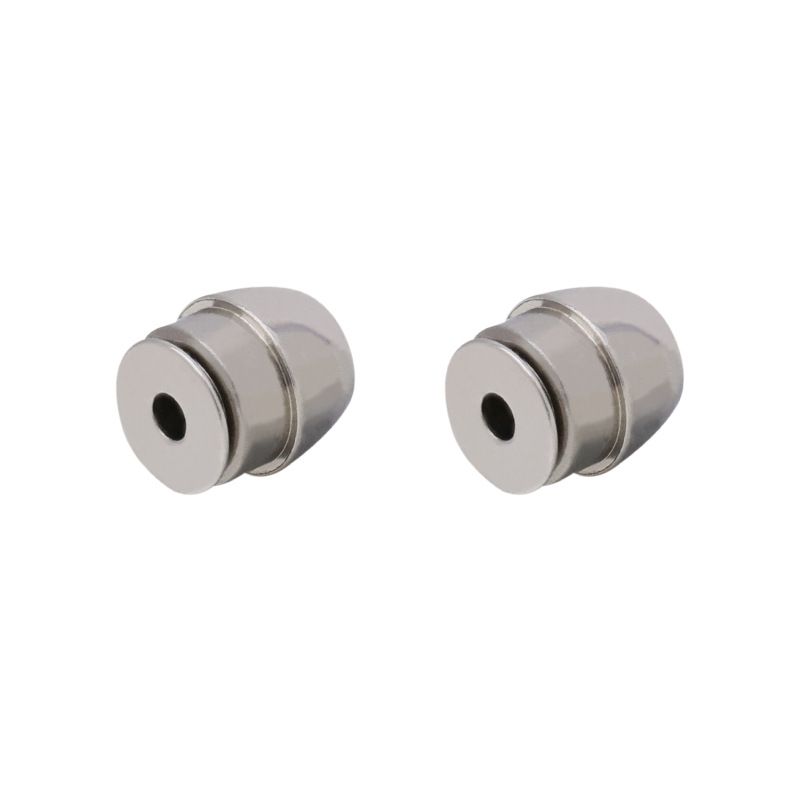 Lanyard holder stainless steel, steel bullet, new collection, 4.7×4.9mm