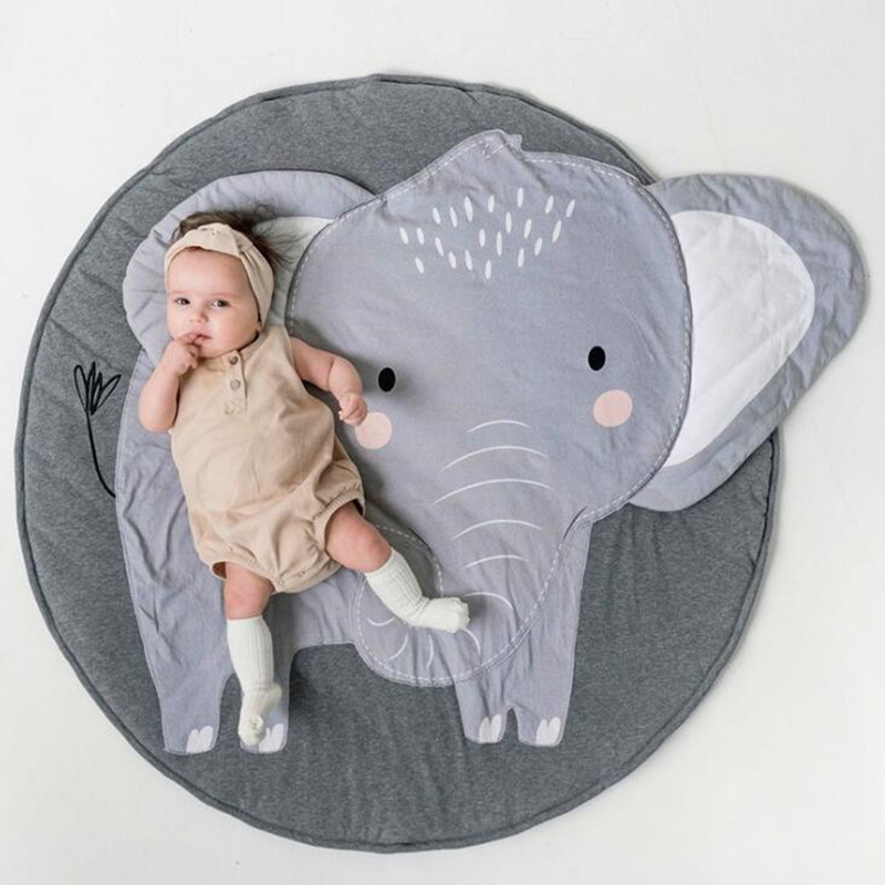 INS Alfombra de animales tridimensionales redondas, manta para gatear para bebés, esterilla para gatear para bebés, 21 tipos de decoración para casitas