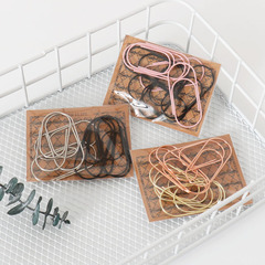 Eutu Fat 50mm Color-Plated Spiral Paper Clips, Large Curved Pins, Creative Design for Exam Papers & Notebooks