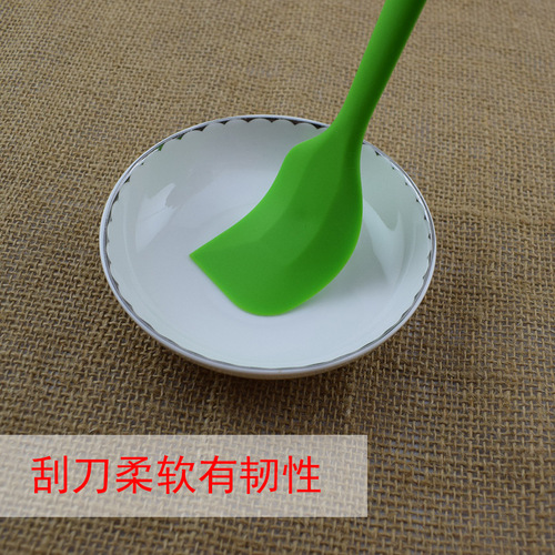 Thickened Small Size One-Piece Silicone Scraper Cream Butter Sauce Scraper Spatula Cake Baking Tool